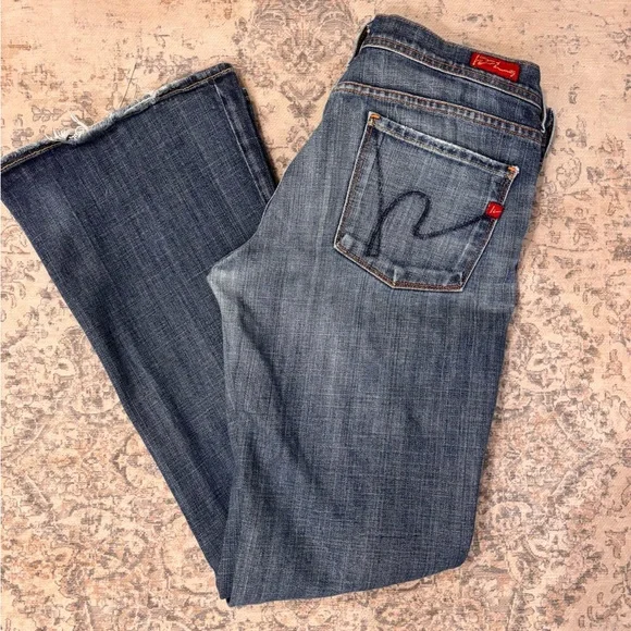 Citizens Of Humanity Vintage Medium Wash Bootcut Flare Jeans Size 30 - Picture 3 of 8